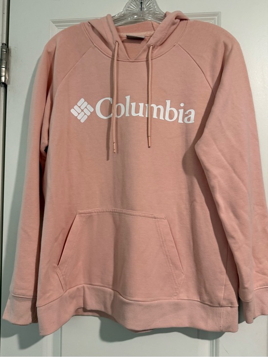 Columbia Sweaters - Columbia Sportswear Women's L Logo French Terry Hoodie Pink rose Large cute
